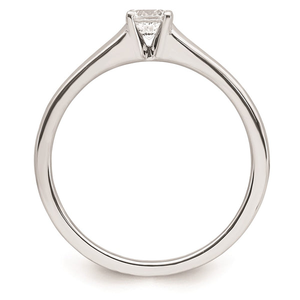 Buy Stylish 14K White Gold 1/4 Carat Round Solitaire Engagement Ring Setting