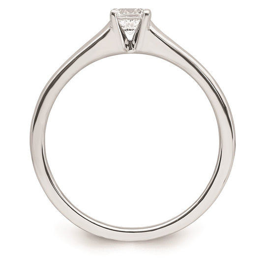 Buy Stylish 14K White Gold 1/4 Carat Round Solitaire Engagement Ring Setting