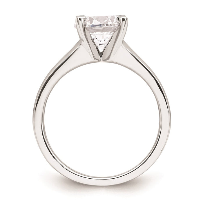 Buy Exclusive 14K White Gold 2-Carat Round Solitaire Engagement Ring Setting-2