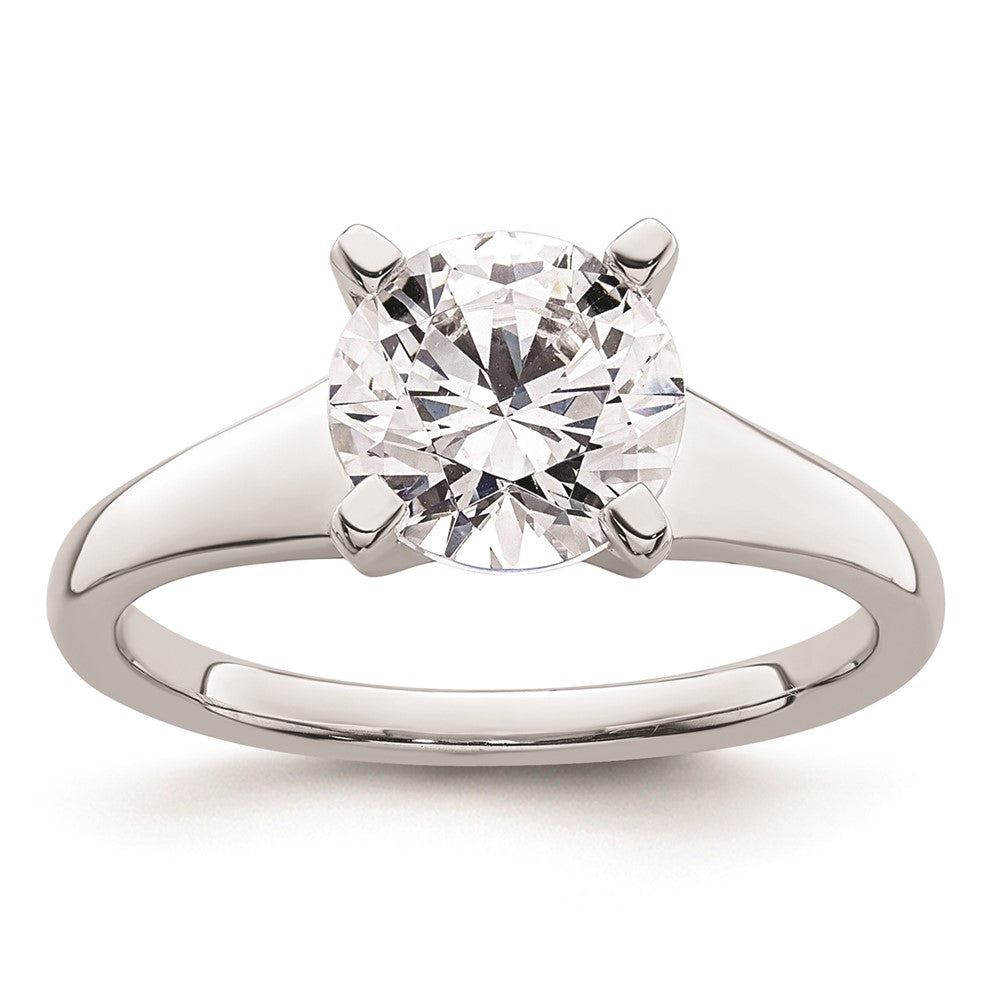 Buy Exclusive 14K White Gold 2-Carat Round Solitaire Engagement Ring Setting