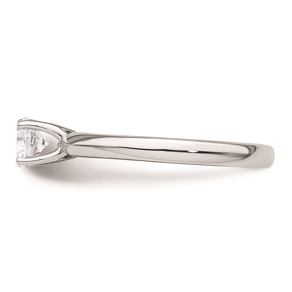 Buy Stylish 14K White Gold 1/2 Carat Round Solitaire Engagement Ring Setting