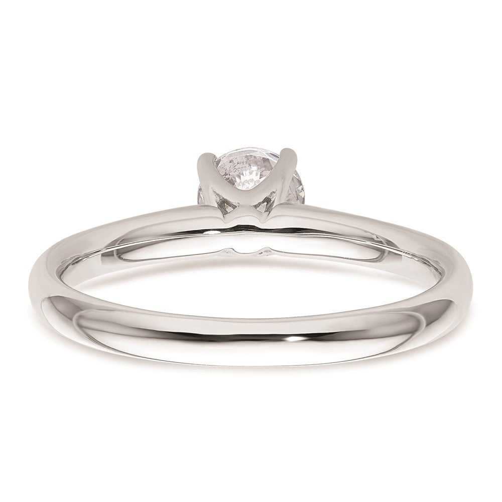 Buy Stylish 14K White Gold 1/2 Carat Round Solitaire Engagement Ring Setting