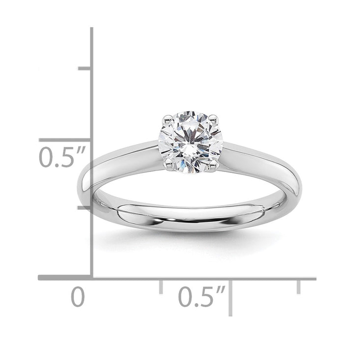 Buy Stylish 14K White Gold 3/4 Carat Engagement Ring Setting - 5.80mm-7