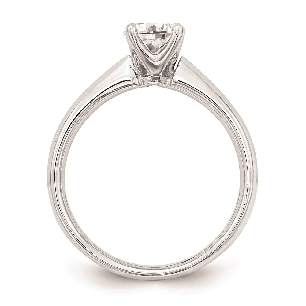 Buy Exclusive 14K White Gold 1 Carat Round Solitaire Engagement Ring Setting