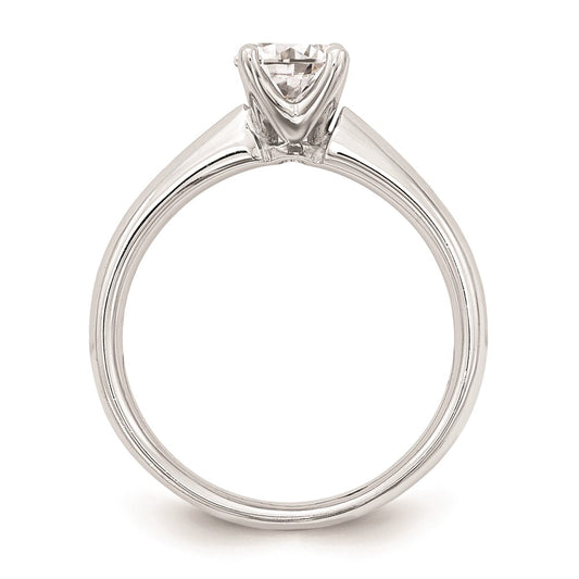 Buy Exclusive 14K White Gold 1 Carat Round Solitaire Engagement Ring Setting