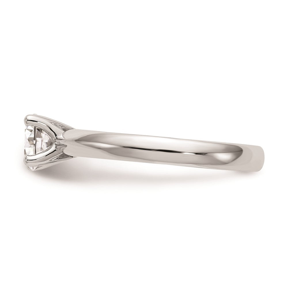 Buy Exclusive 14K White Gold 1 Carat Round Solitaire Engagement Ring Setting