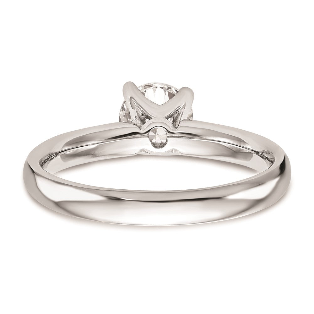Buy Exclusive 14K White Gold 1 Carat Round Solitaire Engagement Ring Setting