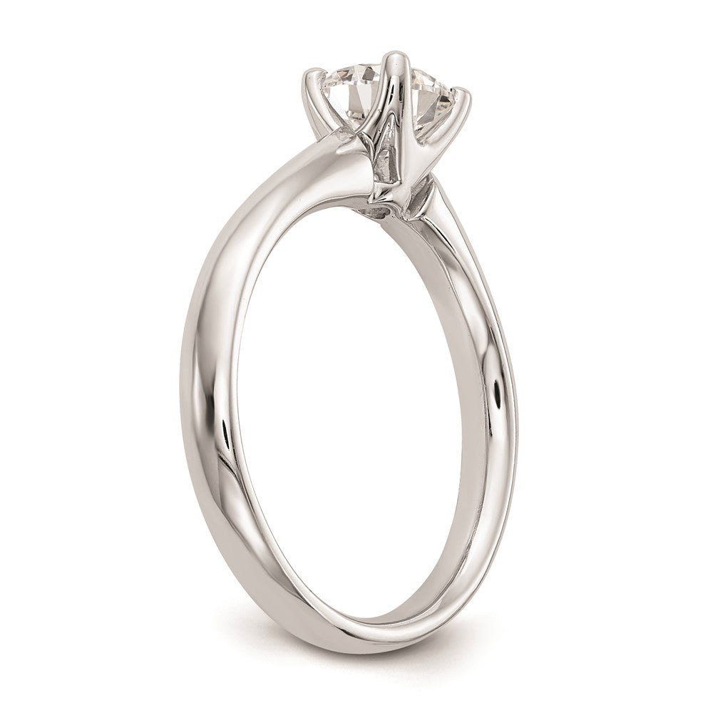 Buy Exclusive 14K White Gold 1 Carat Round Solitaire Engagement Ring Setting