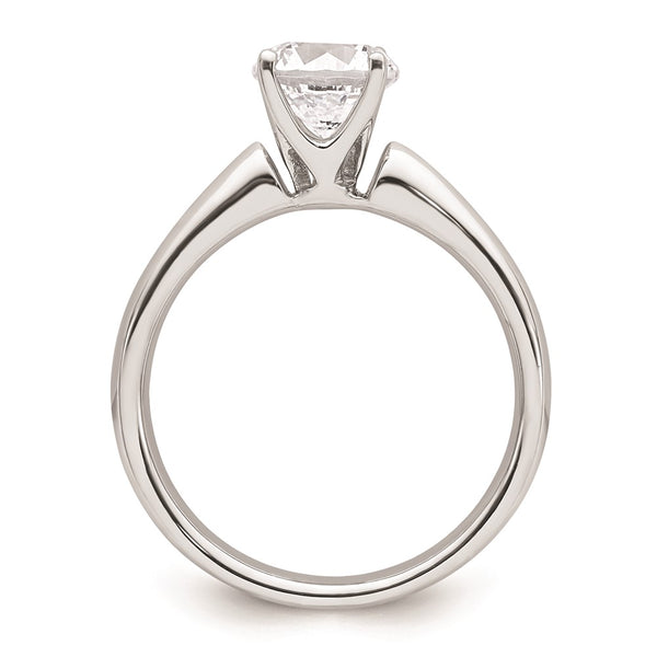 14K White Gold 1.25 Carat Round Solitaire Engagement Ring Setting - Style GR1-1022502