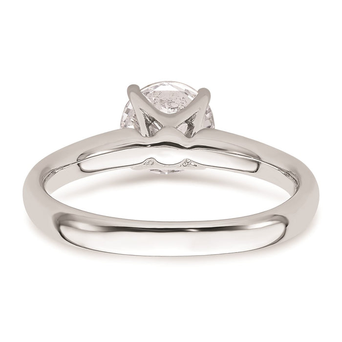 High-Quality 14K White Gold 1.25 Carat Round Solitaire Engagement Ring Setting-5