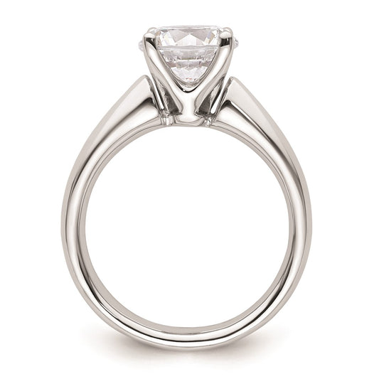 Buy Stylish 14K White Gold 2-Carat Round Solitaire Engagement Ring Setting