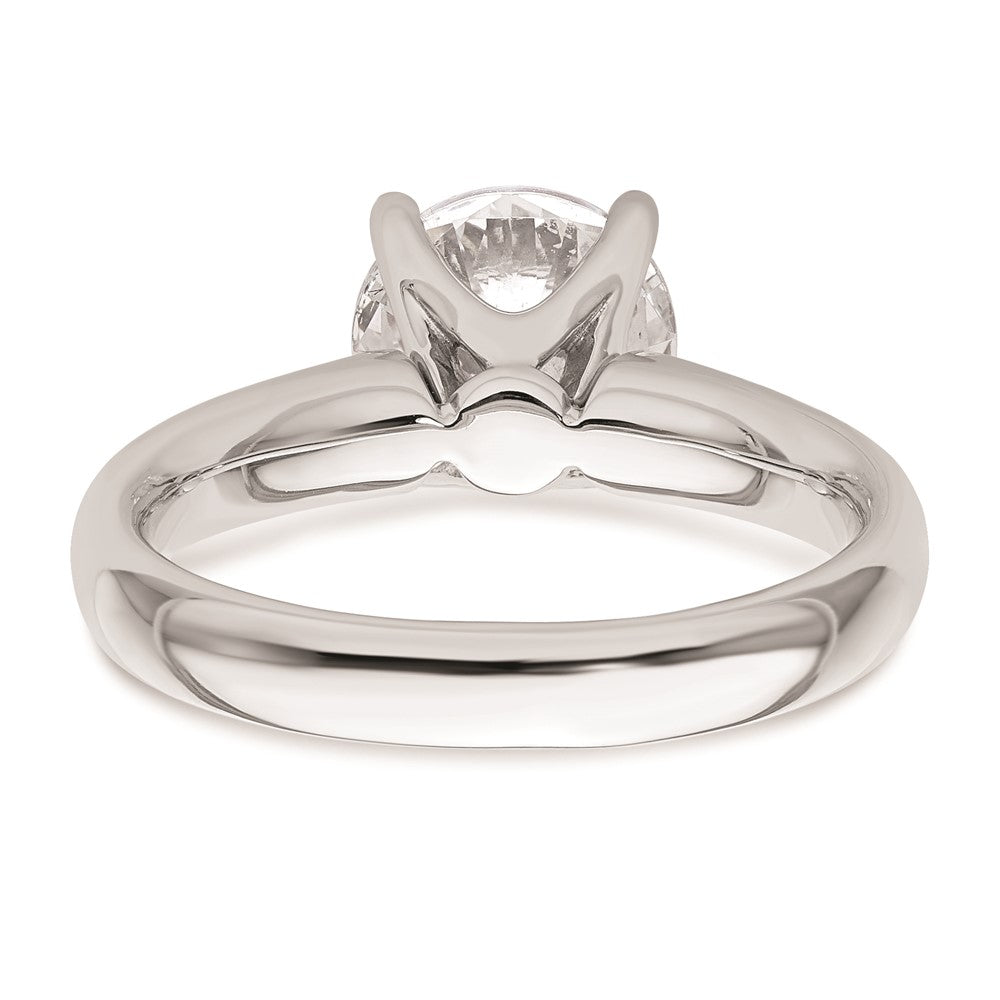 Buy Stylish 14K White Gold 2-Carat Round Solitaire Engagement Ring Setting