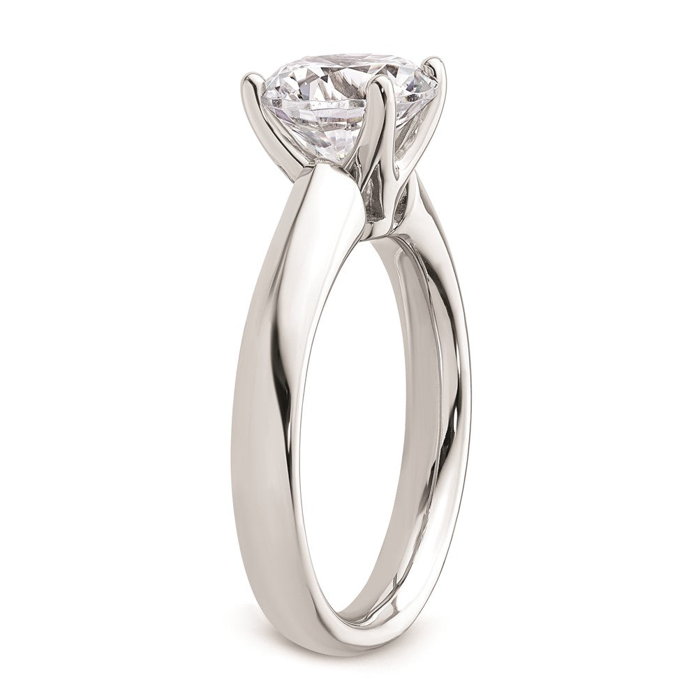 Buy Stylish 14K White Gold 2-Carat Round Solitaire Engagement Ring Setting