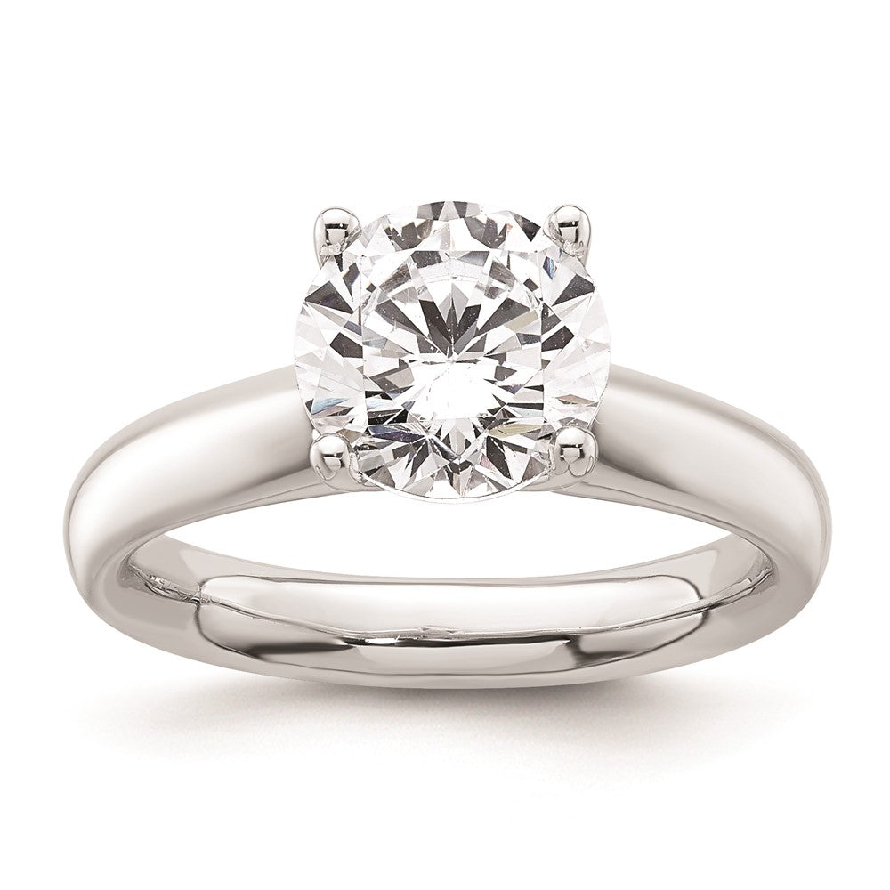 Buy Stylish 14K White Gold 2-Carat Round Solitaire Engagement Ring Setting