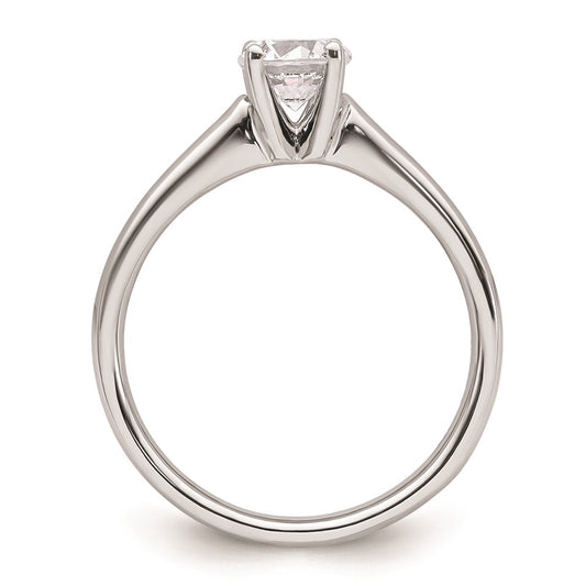 High-Quality 14K White Gold 3/4 Carat Solitaire Engagement Ring - Stylish Design