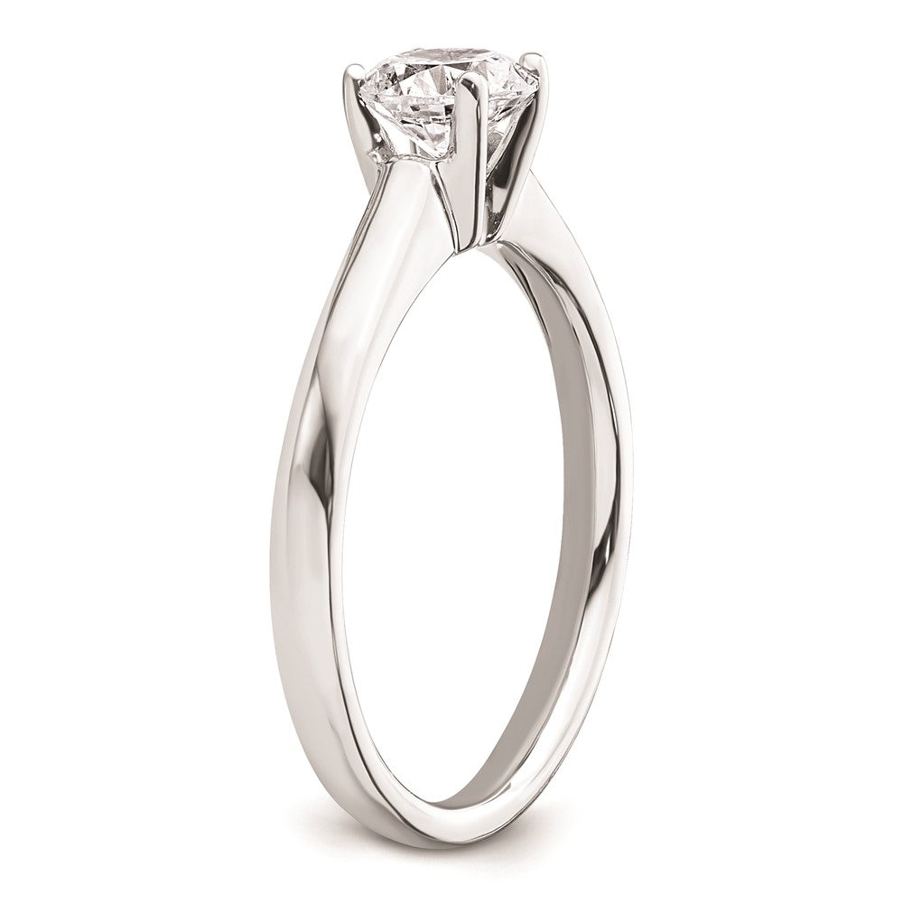 High-Quality 14K White Gold 3/4 Carat Solitaire Engagement Ring - Stylish Design