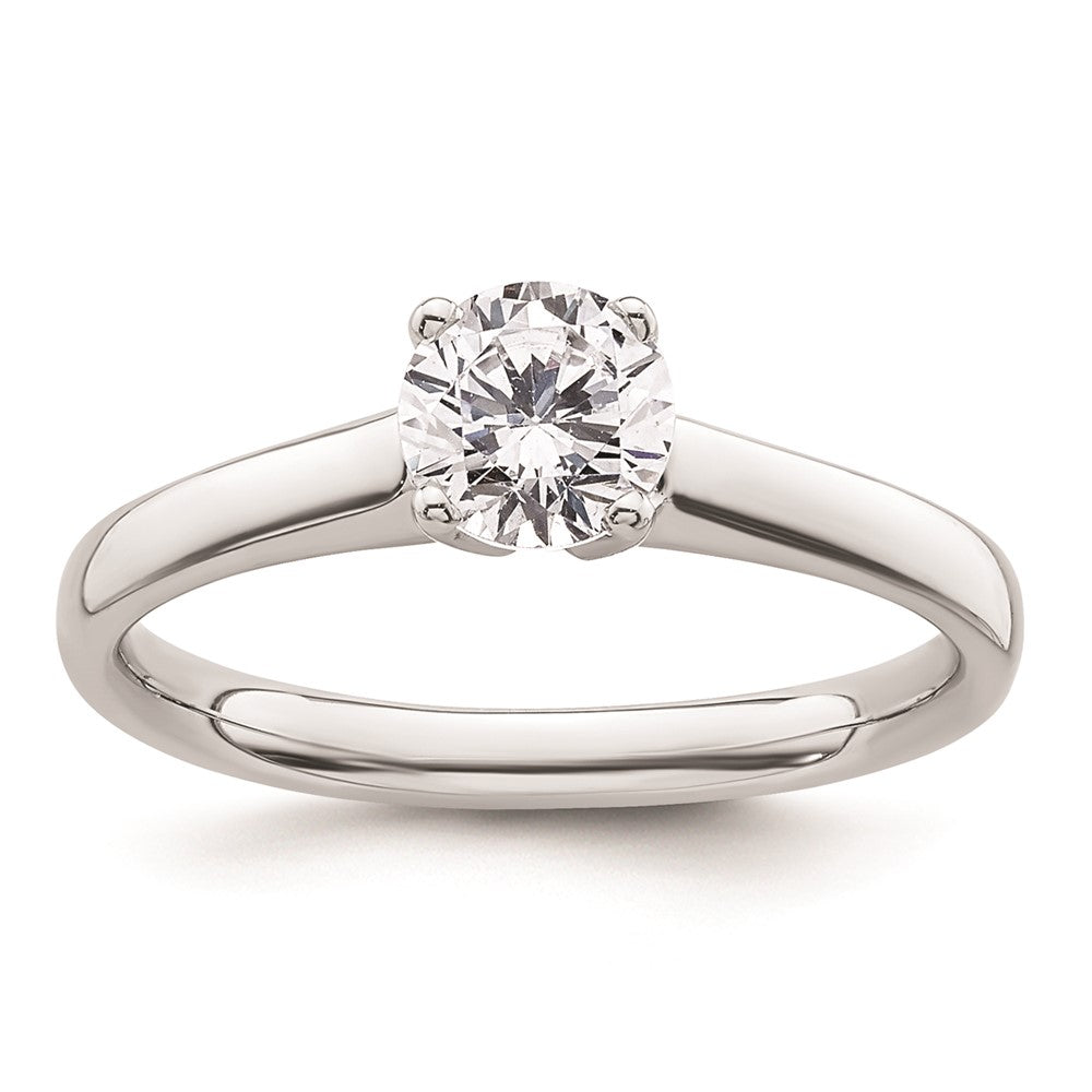 High-Quality 14K White Gold 3/4 Carat Solitaire Engagement Ring - Stylish Design