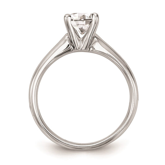 Buy Stylish 14K White Gold 1 Carat Round Solitaire Engagement Ring Setting
