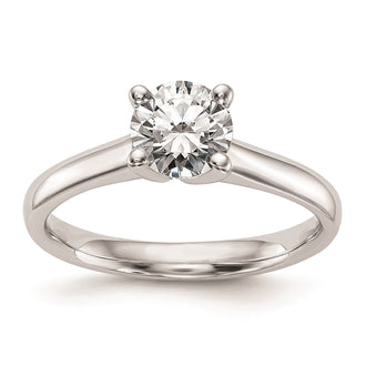 Buy Stylish 14K White Gold 1 Carat Round Solitaire Engagement Ring Setting
