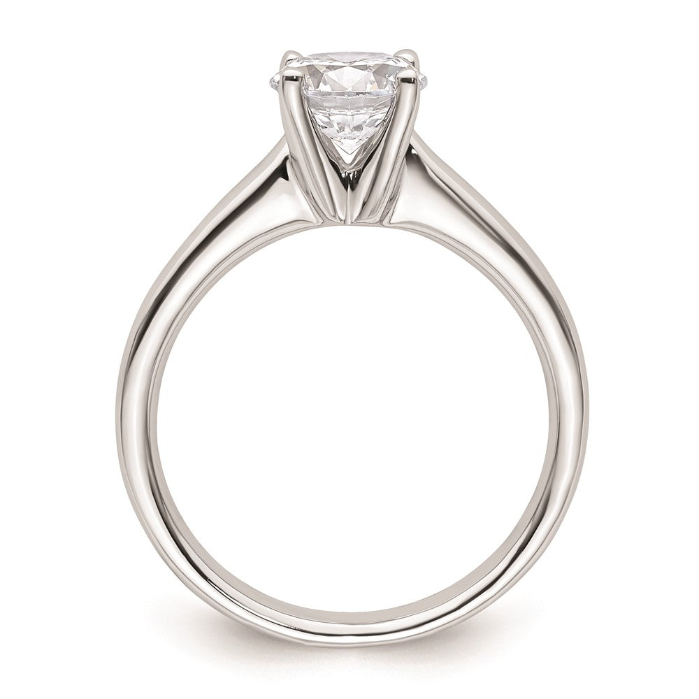 Buy Stylish 14K White Gold 1.25 Carat Round Engagement Ring Setting, 4-Prong