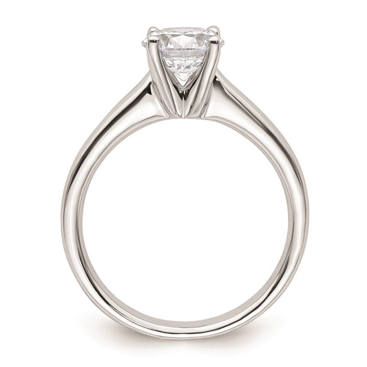 Buy Stylish 14K White Gold 1.25 Carat Round Engagement Ring Setting, 4-Prong
