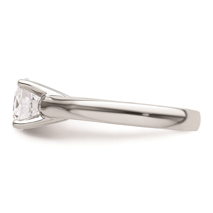 Buy Exclusive 14K White Gold 2-Carat Round Solitaire Engagement Ring Setting-3