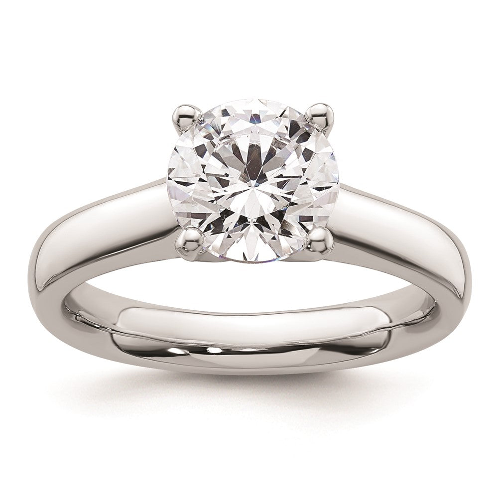 Buy Exclusive 14K White Gold 2-Carat Round Solitaire Engagement Ring Setting