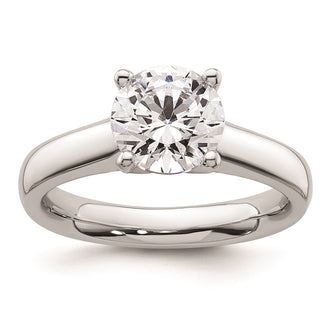 Buy Exclusive 14K White Gold 2-Carat Round Solitaire Engagement Ring Setting