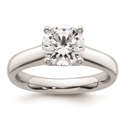Buy Exclusive 14K White Gold 2-Carat Round Solitaire Engagement Ring Setting