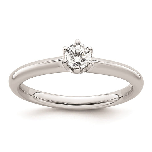 Exclusive 14K White Gold 1/4 Carat Engagement Ring Setting - Stylish Value!