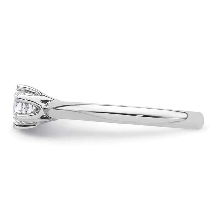 High-Quality 14K White Gold 1/3 Carat 6-Prong Engagement Ring | Stylish Value-3
