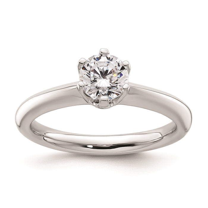 High-Quality 14K White Gold 3/4 Carat Engagement Ring Setting - Stylish Value-1