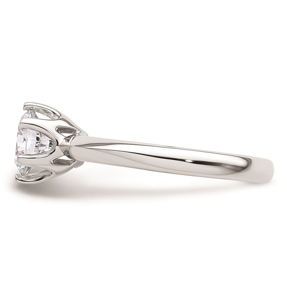 Buy 14K White Gold 1.25 Carat Round Solitaire Engagement Ring Setting
