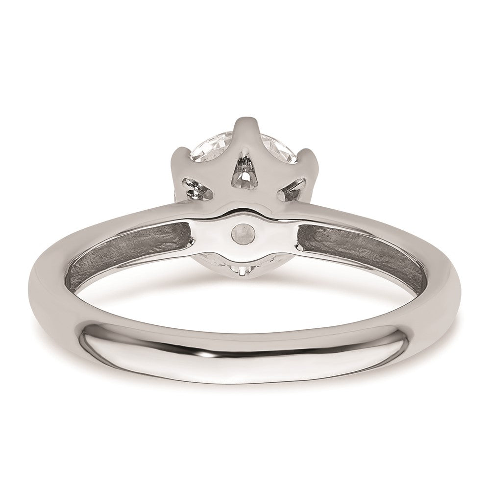 Buy 14K White Gold 1.25 Carat Round Solitaire Engagement Ring Setting