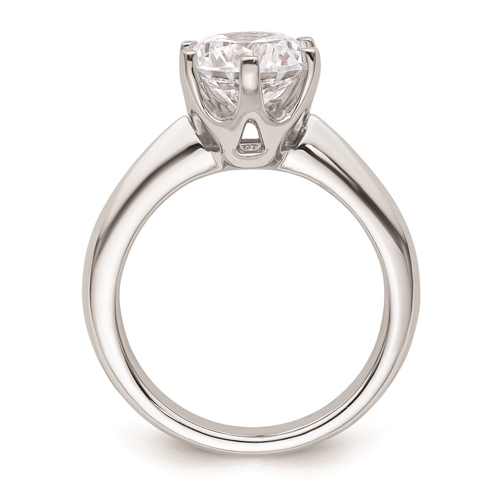 High-Quality 14K White Gold 2 Carat Solitaire Engagement Ring Setting - Stylish Value