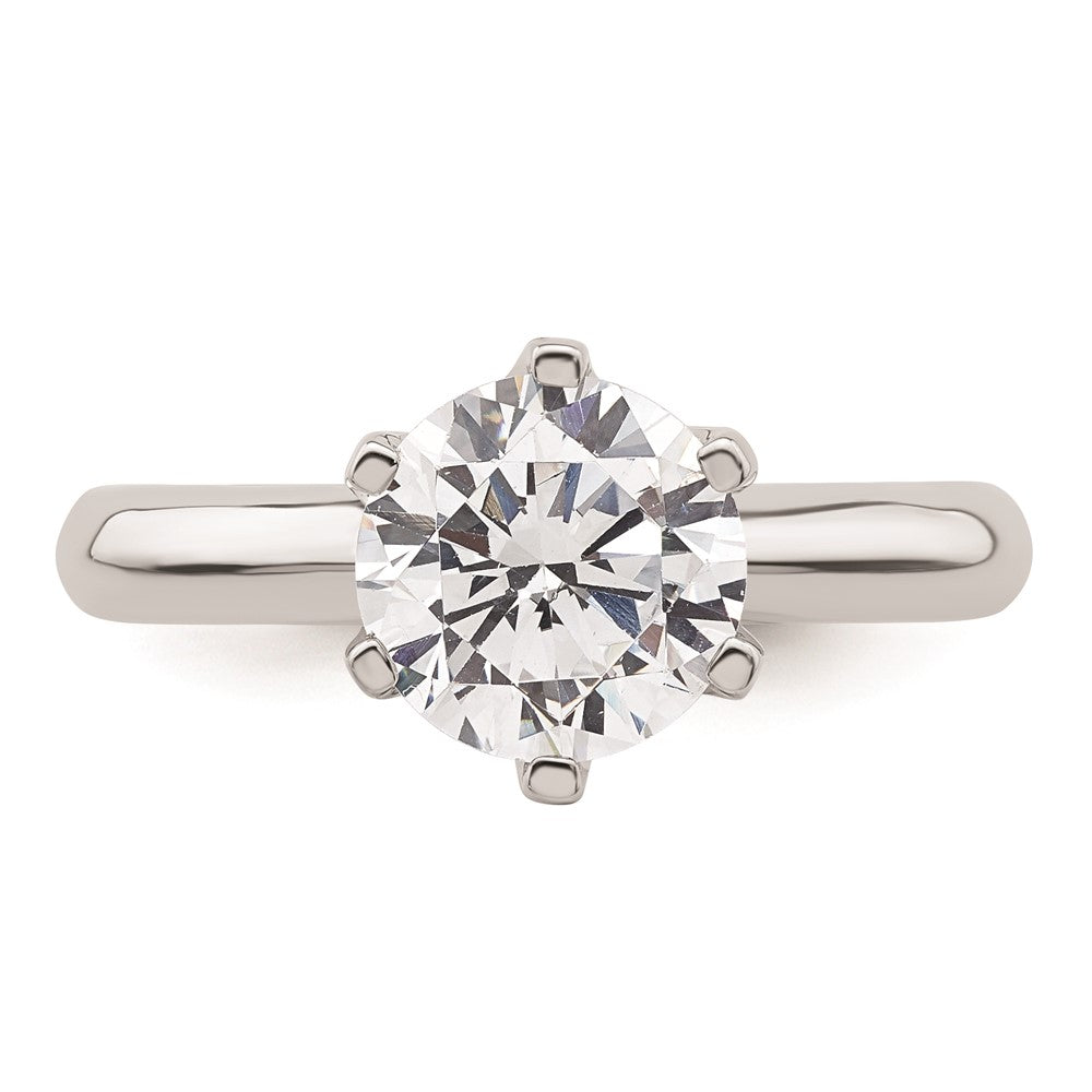 High-Quality 14K White Gold 2 Carat Solitaire Engagement Ring Setting - Stylish Value