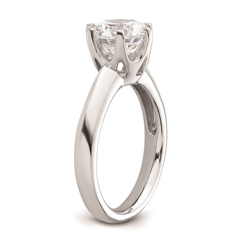 High-Quality 14K White Gold 2 Carat Solitaire Engagement Ring Setting - Stylish Value