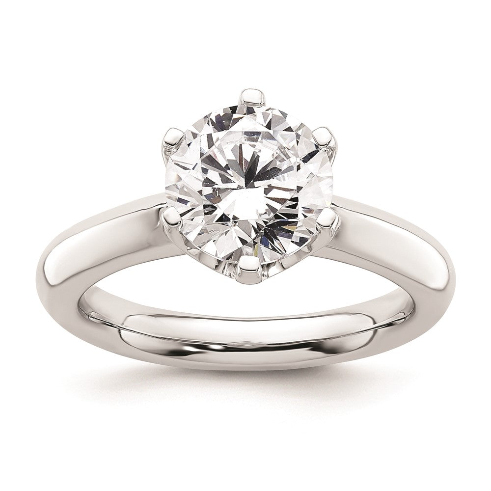 High-Quality 14K White Gold 2 Carat Solitaire Engagement Ring Setting - Stylish Value