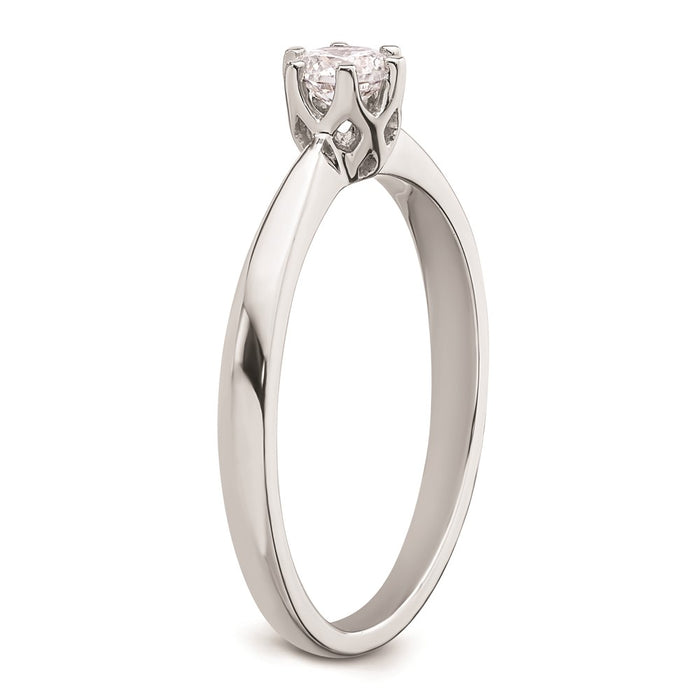 Buy Exclusive 14K White Gold 1/4 Carat Engagement Ring Setting - Stylish & Value-6