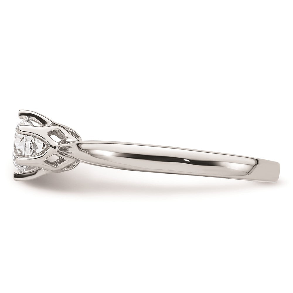 Buy Stylish 14K White Gold 1/2 Carat Round Solitaire Engagement Ring Setting