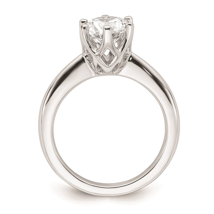 Buy Exclusive 14K White Gold 1.5 Carat Engagement Ring Setting, Stylish Design-2