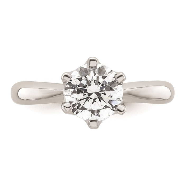 Buy Exclusive 14K White Gold 1.5 Carat Engagement Ring Setting, Stylish Design-4