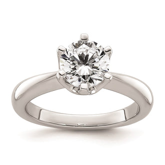 Buy Exclusive 14K White Gold 1.5 Carat Engagement Ring Setting, Stylish Design