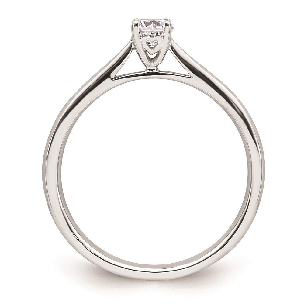 Buy Stylish 14K White Gold 1/4 Carat Heart-Shaped Engagement Ring Setting