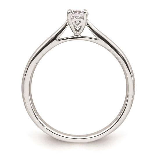 Buy Stylish 14K White Gold 1/4 Carat Heart-Shaped Engagement Ring Setting