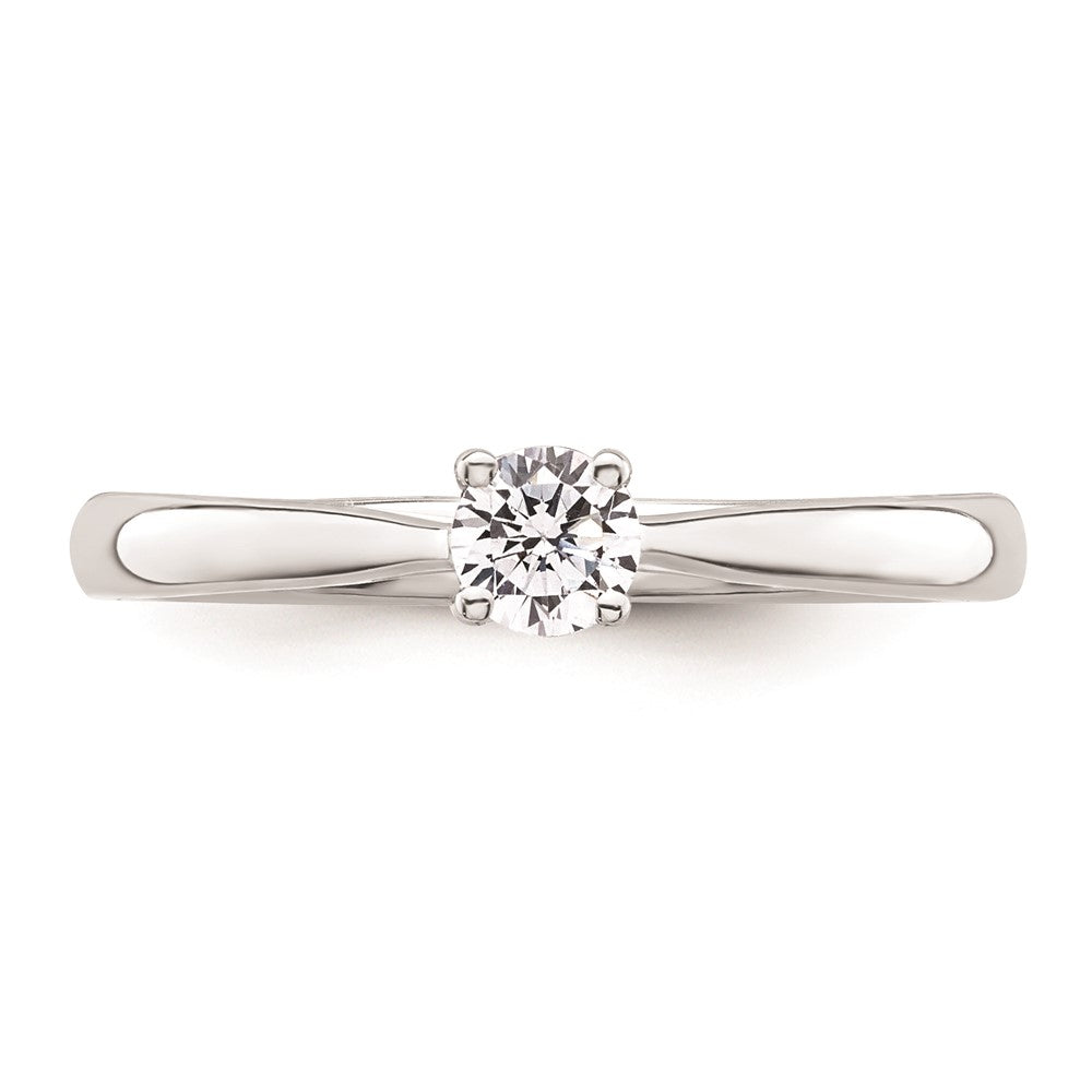 Buy Stylish 14K White Gold 1/4 Carat Heart-Shaped Engagement Ring Setting
