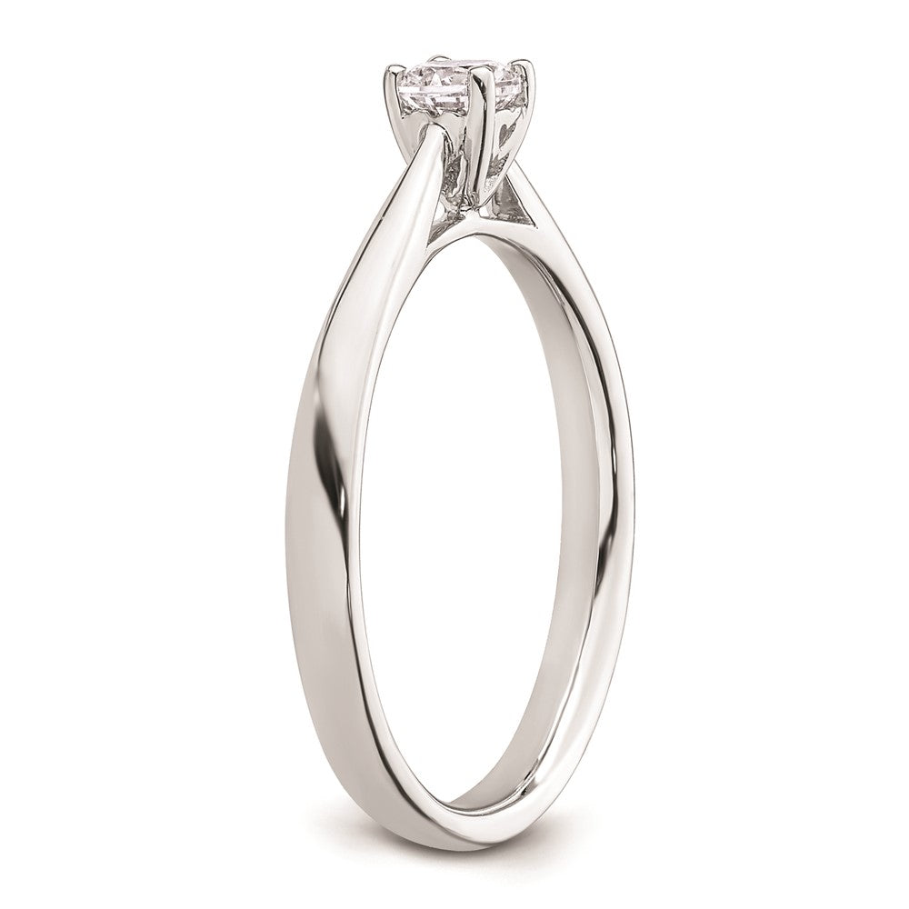 Buy Stylish 14K White Gold 1/4 Carat Heart-Shaped Engagement Ring Setting