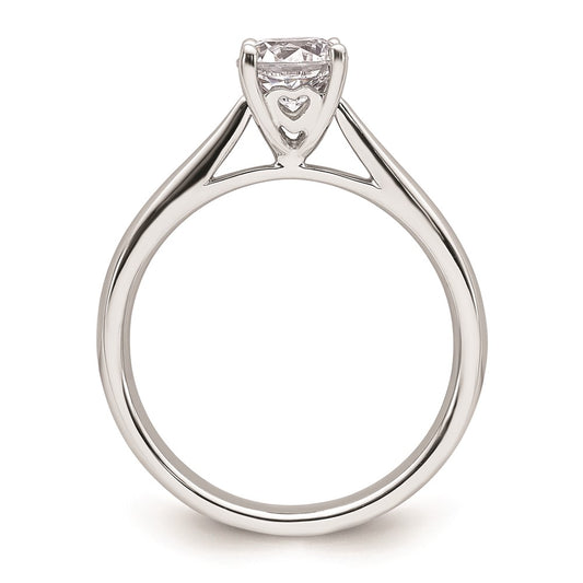 Buy Designer 14K White Gold 3/4 Carat Heart-Shaped Engagement Ring Setting