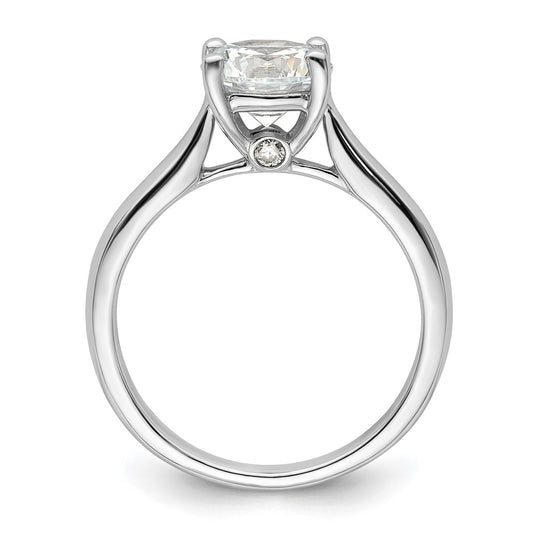 Buy 14K White Gold Semi-Mount Engagement Ring for 1.5 Carat Stone - Stylish Accents