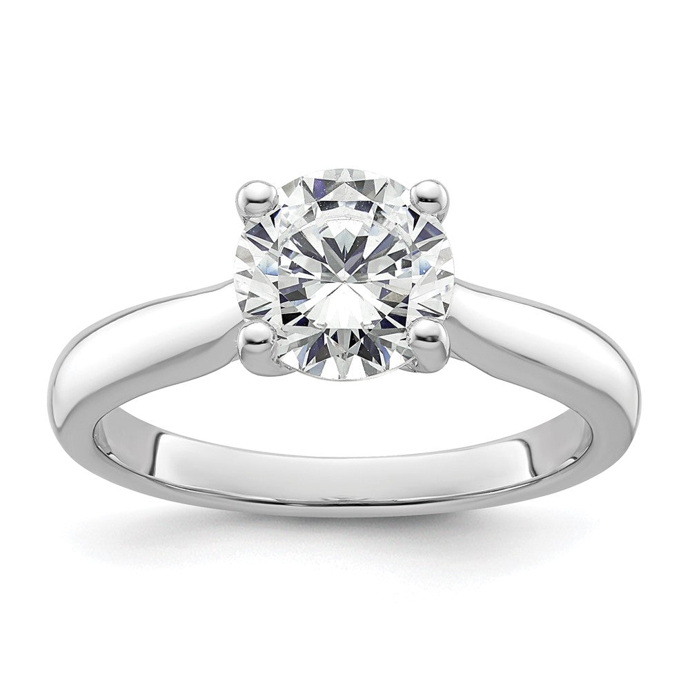 Buy 14K White Gold Semi-Mount Engagement Ring for 1.5 Carat Stone - Stylish Accents